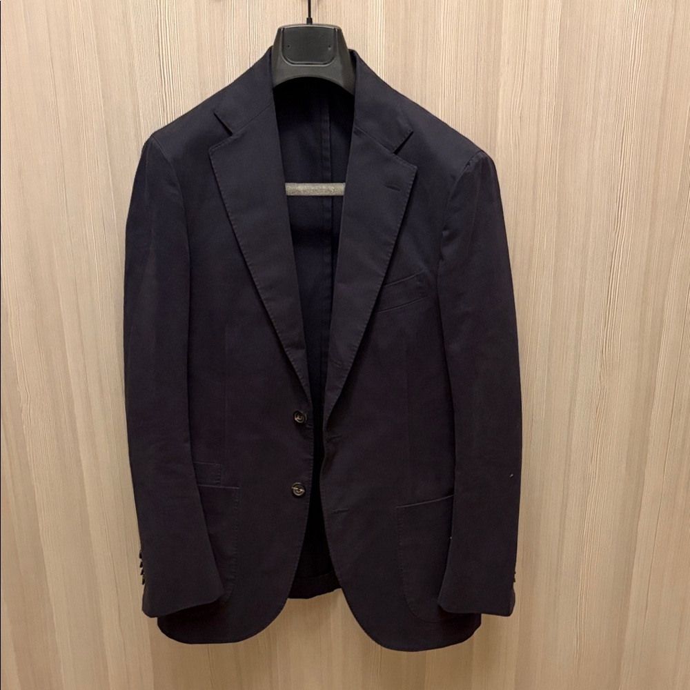 Drakes - Navy Tailored Blazer Jacket - Size 36 US (44 EU)